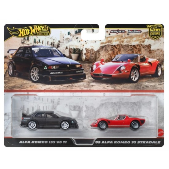 HOT WHEELS DUO PACK JBK95 ALFA ROMEO 155 E 33 STRADALE