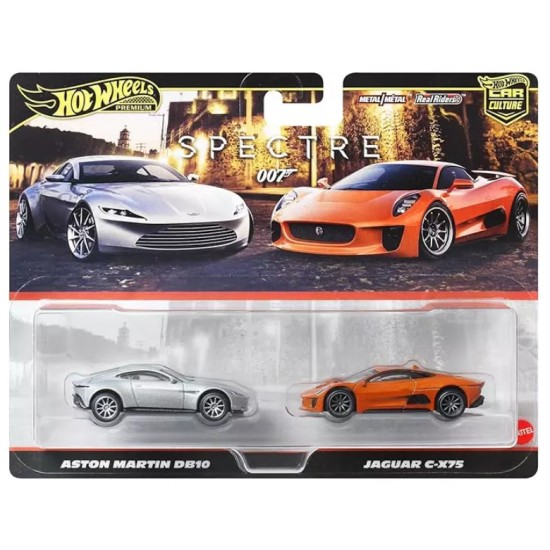 HOT WHEELS DUO PACK JBL04 ASTON MARTIN + JAGUAR