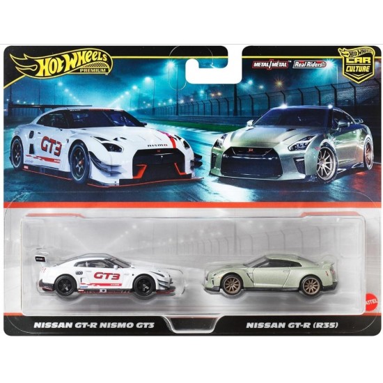 HOT WHEELS DUO PACK JBL05 NISSAN GT-R 