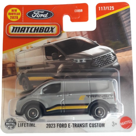 FORD E-TRANSIT CUSTOM - MATCHBOX FORD E-TRANSIT CUSTOM - MATCHBOX