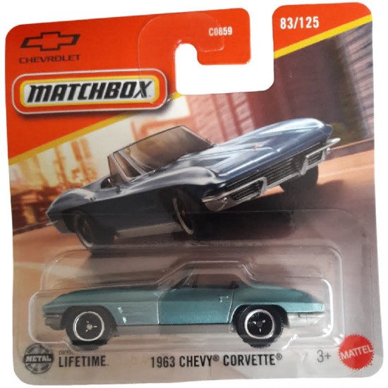 CHEVY CORVETTE 1963 - MATCHBOX CHEVY CORVETTE 1963 - MATCHBOX