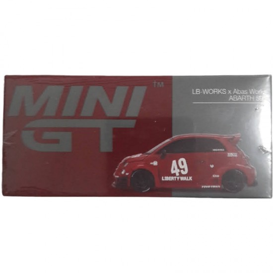 LB-WORKS X ABAS WORKS ABARTH 595 - MINI GT LB-WORKS X ABAS WORKS ABARTH 595 - MINI GT