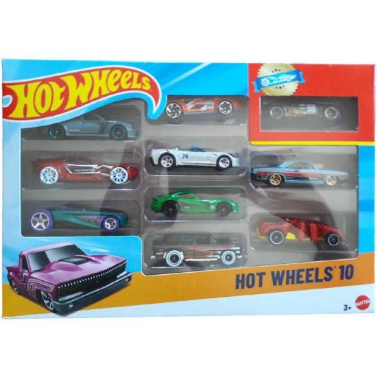 CONJUNTO HOT WHEELS 10 SORTIDO - PACKS