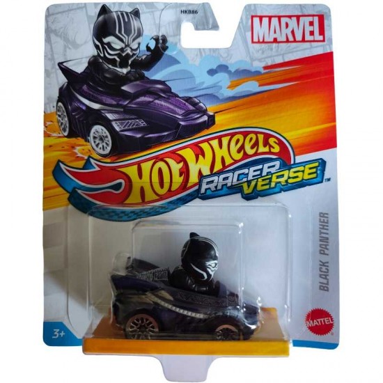 CARRINHO C/BLACK PANTHER MARVEL - RACER VERSE