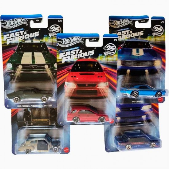 SET Fast Rides 25 years anniversary HNR88-979N - FAST & FURIOUS