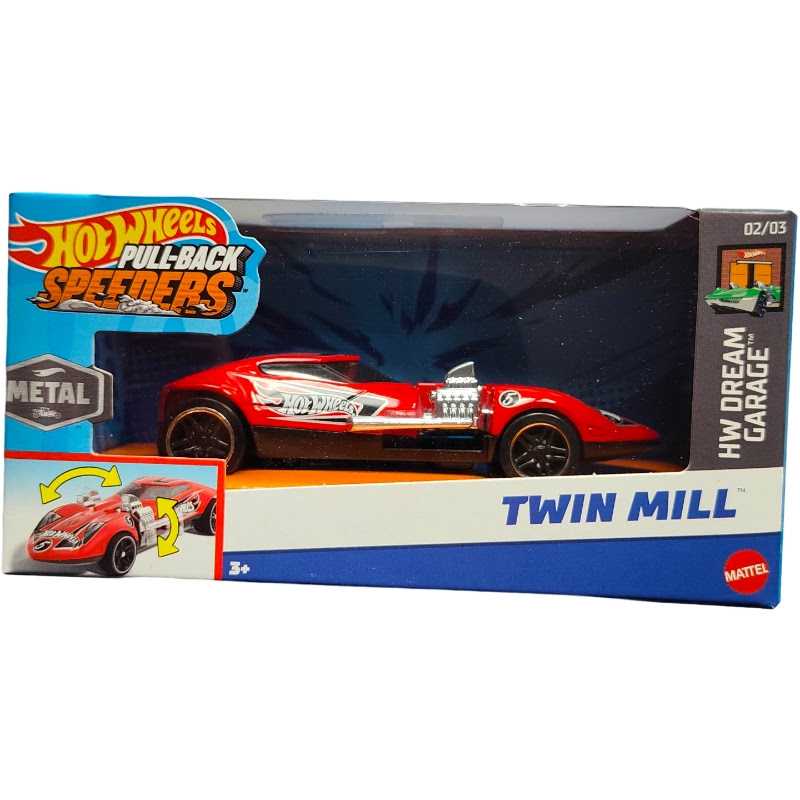 TWIN MILL PULL-BACK SPEEDERS - HW DREAM GARAGE (escala 1:43)