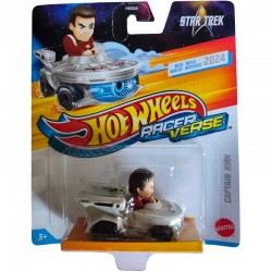 CARRINHO C/CAPTAIN KIRK STAR TREK - RACER VERSE