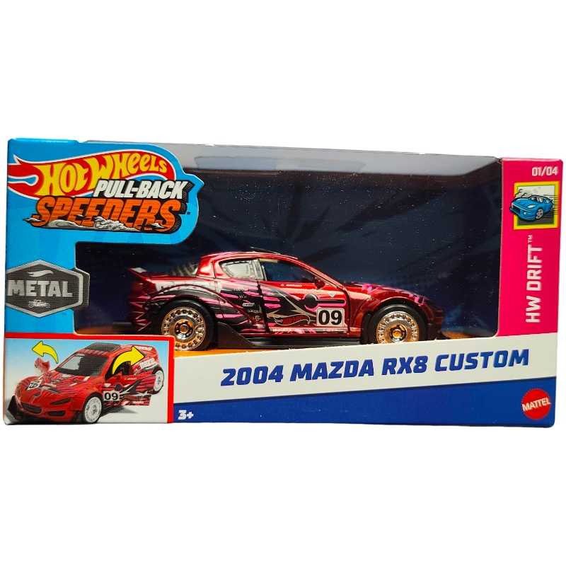 MAZDA RX8 2004 PULL-BACK SPEEDERS - HW DRIFT (escala 1:43)