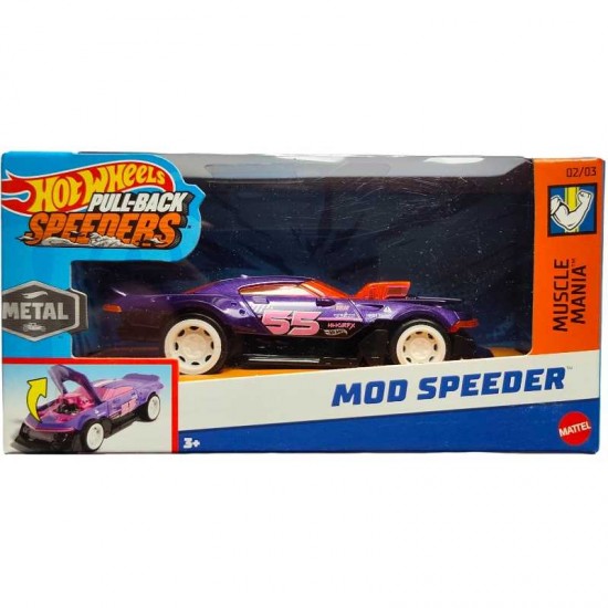 MOD SPEEDER PULL-BACK SPEEDERS - MUSCLE MANIA (escala 1:43)