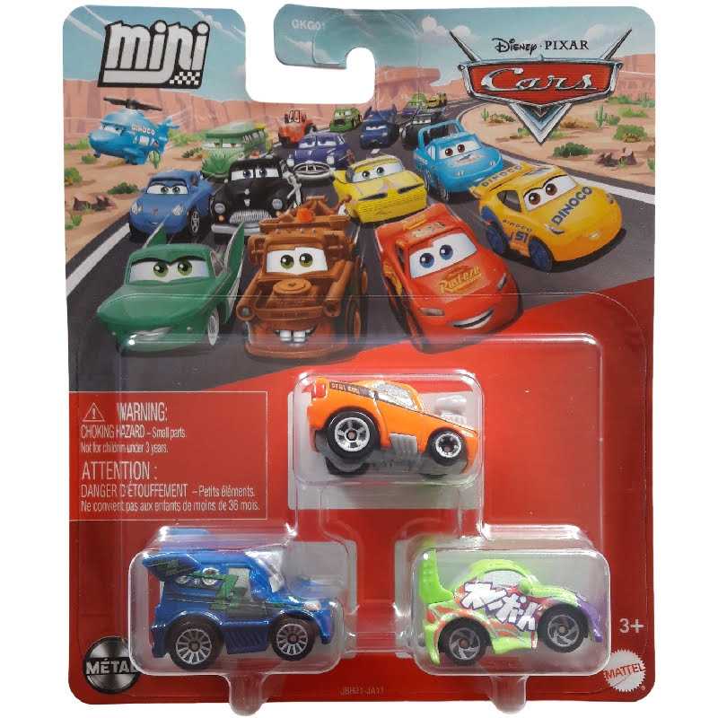 CARS MINI CONJUNTO C/3 (JBH21) - MATTEL BRANDS
