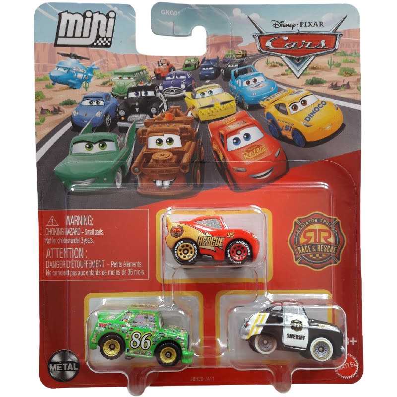 CARS MINI CONJUNTO C/3 (JBH26) - MATTEL BRANDS