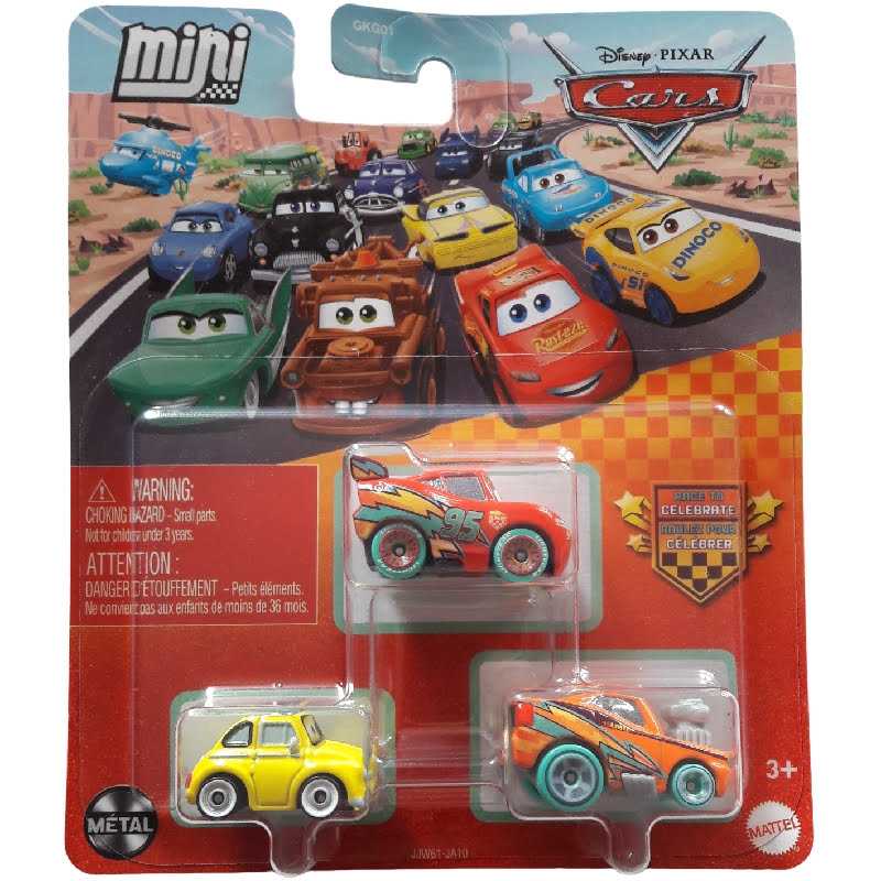 CARS MINI CONJUNTO C/3 (JJW61) - MATTEL BRANDS