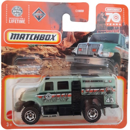 INTERNATIONAL WORKSTAR FIRE RESCUE - MATCHBOX