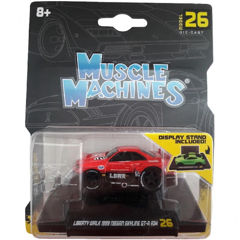 LIBERTY WALK 1999 NISSAN SKYLINE GT-R R34 - FABRICANTES DIECAST