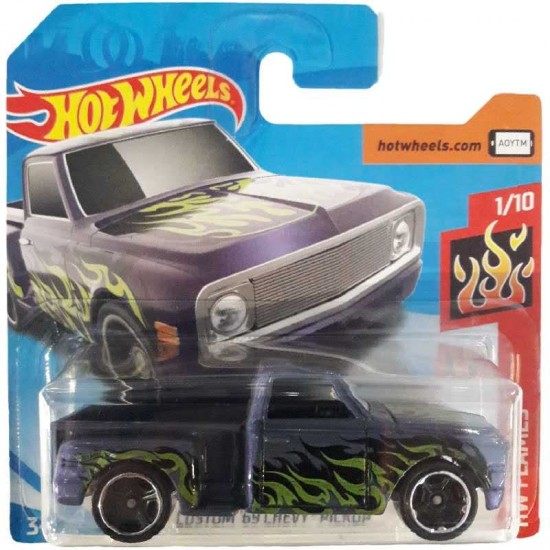 CUSTOM CHEVY PICKUP 1969 (MARCAS DE USO) - HW FLAMES