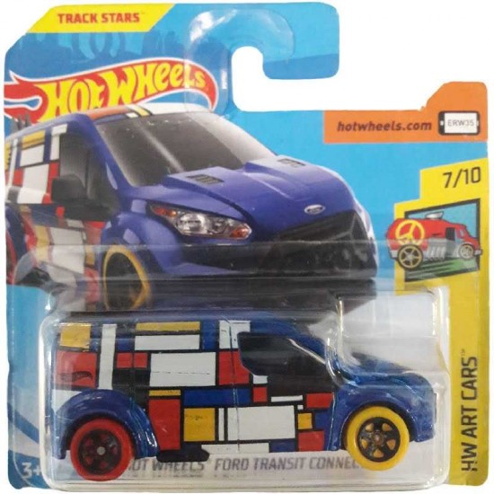 HOT WHEELS FORD TRANSIT CONNECT (MARCAS DE USO) - HW ART CARS