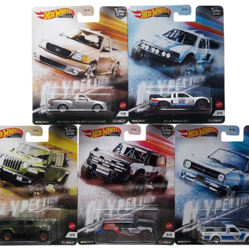 SET FPY86-978F HYPER HAULERS SERIES - HOTWHEELS