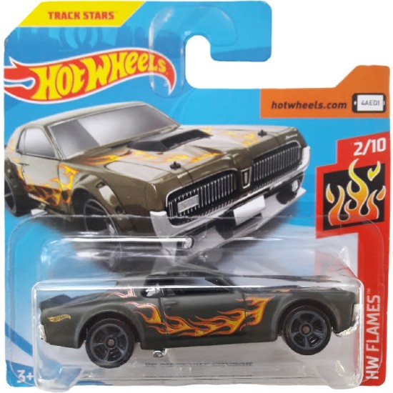MERCURY COUGAR 1968 (MARCAS DE USO) - HW FLAMES