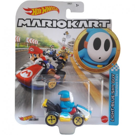 LIGHT-BLUE SHY GUY STANDARD KART - MARIO KART LIGHT-BLUE SHY GUY STANDARD KART - MARIO KART