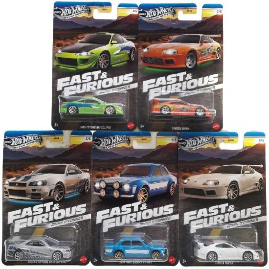 SET HNR88-979H FAST & FURIOUS HOT WHEELS