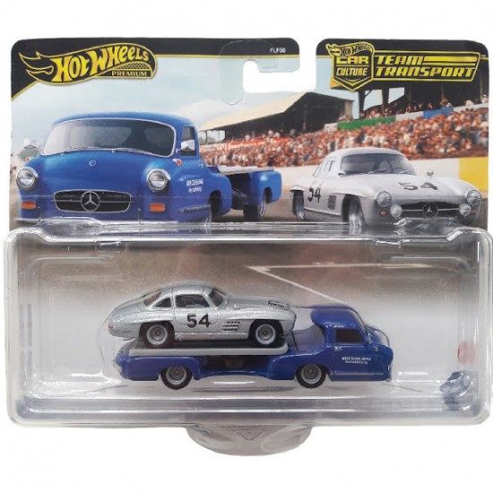 MERCEDES 300 SL - MERCEDES BLAUES WUNDER - TEAM TRANSPORT