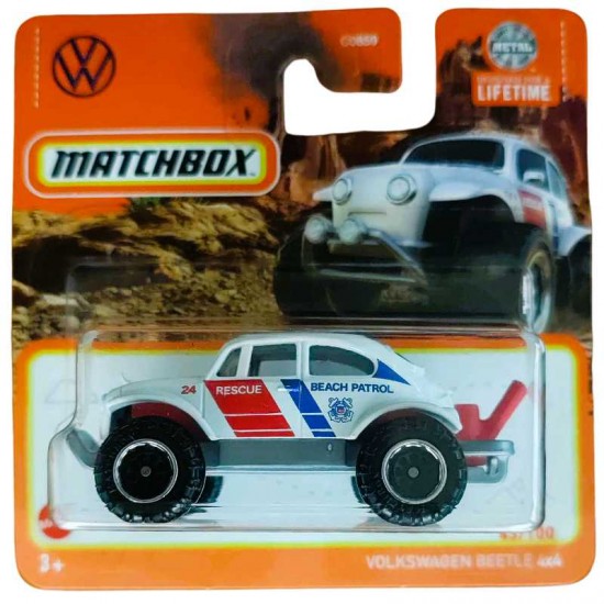 VOLKSWAGEN BEETLE 4X4 - RESCUE BEACH PATROL - MATCHBOX