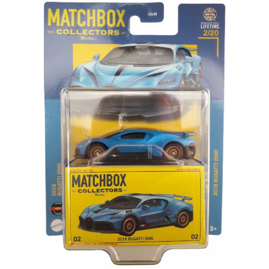 BUGATTI DIVO 2018 - MATCHBOX COLLECTORS