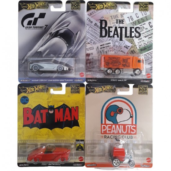 SET HOT WHEELS POP CULTURE HXD63-979B
