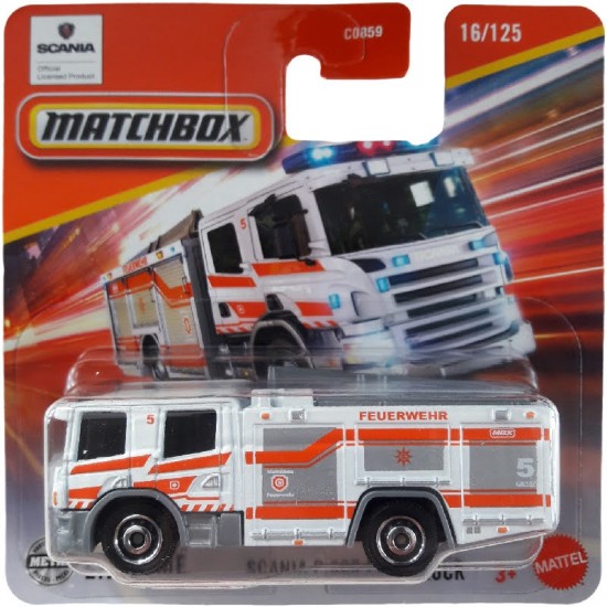 SCANIA P 360 FIRE TRUCK - MATCHBOX