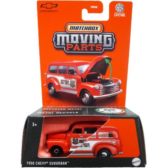 CHEVY SUBURBAN 1950 - FIRE DEPT. - MOVING PARTS