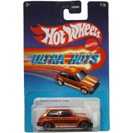 TOYOTA STARLET KP61 1981 - ULTRA HOTS - HOT WHEELS