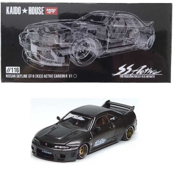 NISSAN SKYLINE GT-R (R33) ACTIVE CARBON R V1 - KAIDO HOUSE 116 NISSAN SKYLINE GT-R (R33) ACTIVE CARBON R V1 - KAIDO HOUSE 116