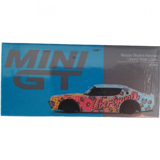 NISSAN SKYLINE KENMERI LIBERTY WALK LBWK - MINI GT