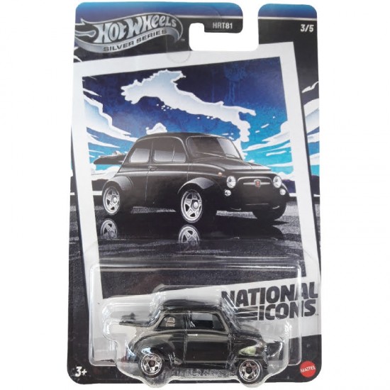 FIAT 500 D MODIFICADO 1960S - NATIONAL ICONS - HOT WHEELS