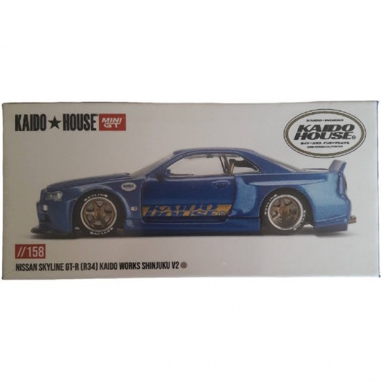 NISSAN SKYLINE GT-R (R34) KAIDO WORKS SHINJUKU V2 - HOT WHEELS