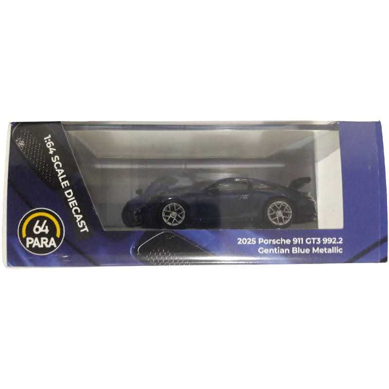 PORSCHE 911 GT3 (992.2), GENTIAN BLUE METALLIC 2025 - 64 PARA